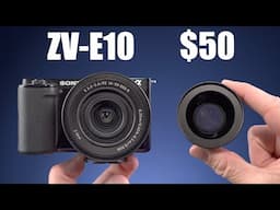Wide Angle Video For $50 on the ZV-E10, ZV-E10 II, a6700 and ZV-1F