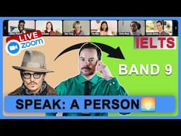 IELTS Live Class - Speaking about a Person for a Day