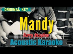 Mandy - Barry Manilow (Acoustic Karaoke)