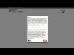 New Jersey Tax Portal: Creating a New Jersey Tax Portal Account – Administrator