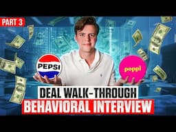How to Answer “Walk Me Through a Deal” (IB Behavioral Interview Guide)