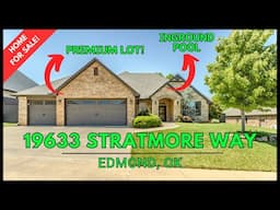 Luxury Edmond Home for Sale with Pool + Bonus Room | Dream Backyard Oasis in Thornhill!