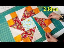 Make a Stunning Quilt From SCRAPS (No Experience Needed!)🧡2 Easy Idea