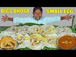 Quail Curry With Quail Egg Dhosa With Mutton Curry Eating Challenge In Tamil Foodies Divya