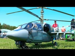 AMAZING HUGE RC KAMOV KA-52 ALLIGATOR / SCALE MODEL TURBINE HELICOPTER / FLIGHT DEMONSTRATION !!!