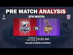 MLC 2025: WF vs LAKR Dream11 Team | WF vs LAKR 8th Match Prediction