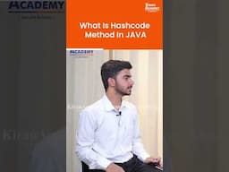What Is Hashcode Method In JAVA? | #java