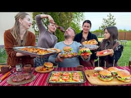 Стейки, Бургеры и Медальоны из Лосося! Семейный Вечер и Вкусный Ужин