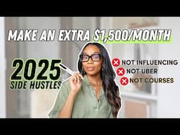 5 WEALTH-BUILDING Side Hustles to Start in 2025 (that aren't BASIC)