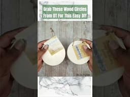 🔥 Create a Sweet Wood & Glass Display with Dollar Tree Items! #dollartreediy #shesocraftdee #shorts