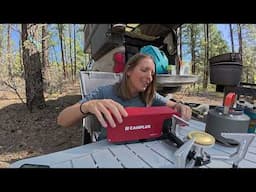 Camplux FoldGo Single Burner Butane Camp Stove - Review and Demonstration