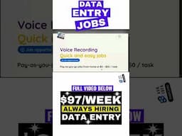 GET PAID Working From Home with REAL Data Entry Jobs!  #RemoteDataEntry #WorkFromHomeJobs