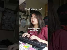 which one are you? 🤔✍️ #writer #writing #writingcommunity #wattpad #shorts