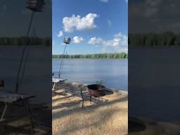 Would you park your #tinyhome with a view like this? 🏡 #iowalife #lakehomes #tinyhousetour