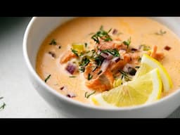 Easy Keto Smoked Salmon Chowder