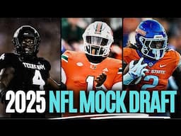 Live 2025 NFL Mock Draft (Who’s Going #1?!?!?!?!) | NFL Draft 2025