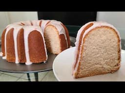 Homemade Strawberry Banana Pound Cake | Made with fresh strawberries and bananas