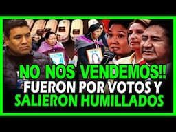 😱FUERON POR VOTOS Y SALIERON HUMILLADOS! FAMILIARES DE VICTIMAS ENCARAN A CONGRESISTAS DE DINA