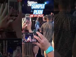 Simple Plan Live @ EPCOT #simpleplan  #imjustakid #wdw #epcot #gardenrocks