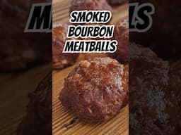 Smoked Bourbon Meatballs | Smoky, Sweet, and TOTALLY IRRESISTIBLE!