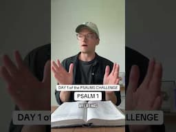 Psalms Challenge (Day 1) - Psalm 1 … #bible #biblestudy #christianvideos
