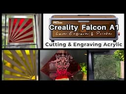Creality Falcon A1 Laser & Printer Stained Glass Acrylic