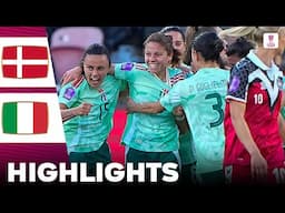 Denmark vs Italy | Highlights | UEFA Women's Nations League 08-04-2025