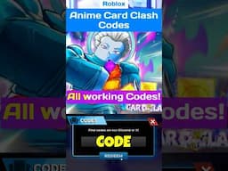 New codes! Anime Card Clash Codes - Roblox Codes for Anime Card Clash - All Working!