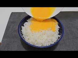NÃO COMA ARROZ antes de ver esse truque Arroz frito com ovos