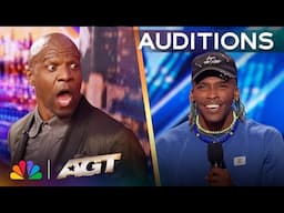 Maceo Harrison Came In Like A Wrecking Ball With A Lightning Fast Audition! | AGT 2025