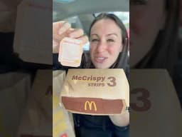 Trying McDonalds NEW McCrispy Strips // Honest Food Review