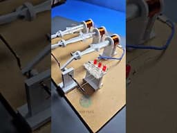 How to Make Cylinder Solenoid Engine Using Syringes #zaferyildiz #experiment #shots
