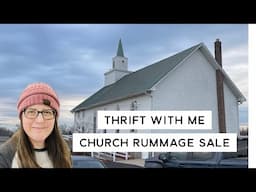 The FIRST Church Rummage Sale of 2025 | Thrift With Me