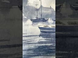 EASY WATERCOLOR TUTORIAL #shorts #watercolor #easytutorialsforbeginners