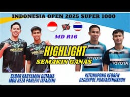 GUTAMA/ISFAHANI (INA) vs KEDREN/PUAVARANUKROH (THA) | R16 Indonesia Open 2025