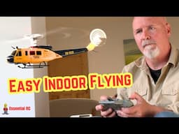 BEST for SMALL INDOOR SPACES ! RC Era C032 UH-1 Huey (Yellow/Blue scheme)
