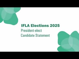 Te Paea Paringatai, President-elect Candidate Statement | IFLA elections 2025