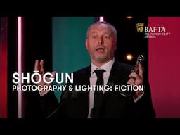 Shōgun's Christopher Ross wins Photography & Lighting: Fiction | BAFTA TV Craft Awards 2025