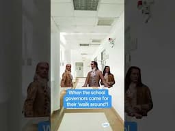 ‘Informal’ School Governor Walk-About! 🤪 #teacherpov #teaching #teacherlife #meme