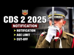 CDS 2 2025 Notification and Exam Date