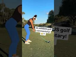 The most hilarious golf commentary 💀😅 #golf
