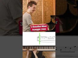 3 Beautiful Minor Arpeggio Lines #jazz #piano #music #pianist #jazzpiano