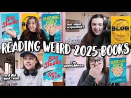 reading highly anticipated WEIRD 2025 books 👀✈️🌎 [reading vlog]