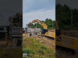 💪 CAT 336 NG - Betonbrocken in Kipper, B14 Backnang, 2025.