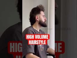 Easy High Volume Hairstyle For Thin Straight Hair #menshairstyles
