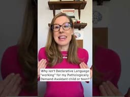 Declarative Language: Why it isn't "working" for your PDA child