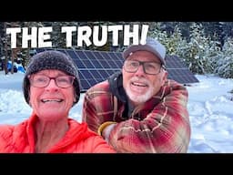 Why Our Off-Grid Solar System THRIVES in Winter!