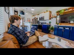 Tiny House Life at 19 - Main Floor Bedroom & Open Design
