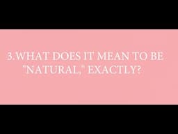 Is "ALL-NATURAL" in Beauty always SAFE??