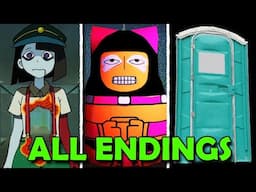 ENA: Dream BBQ Chapter 1 - ALL Endings & Secret Bathroom Scene + Post Credits Scene (Showcase)